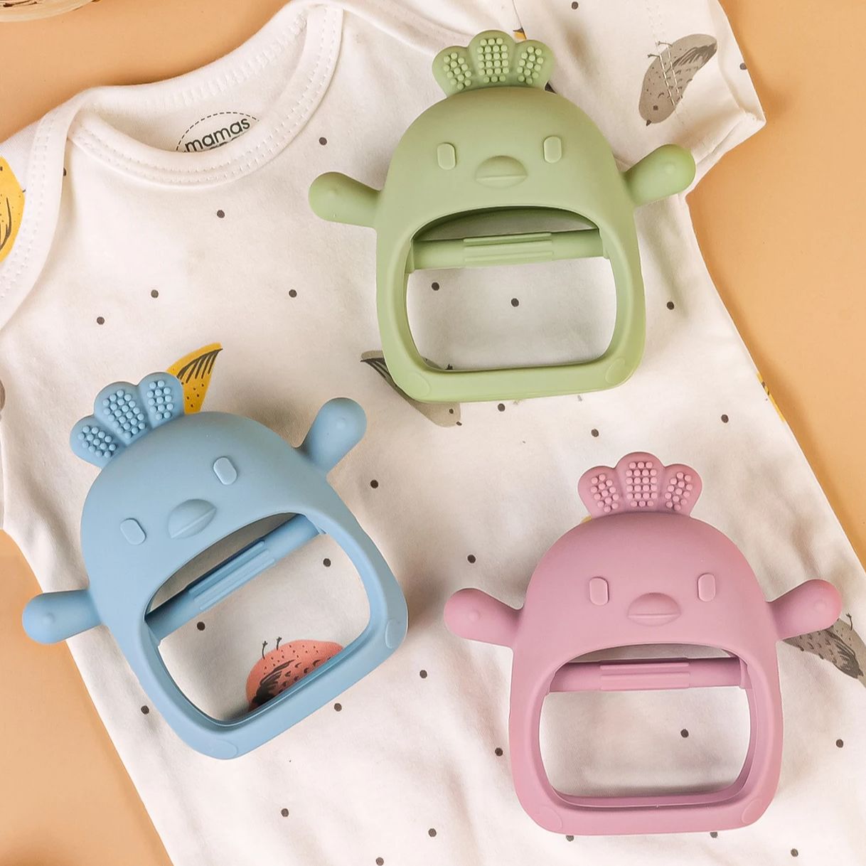 Teething Mitten Baby - 1 adet bebek diş kaşıyıcı eldiven