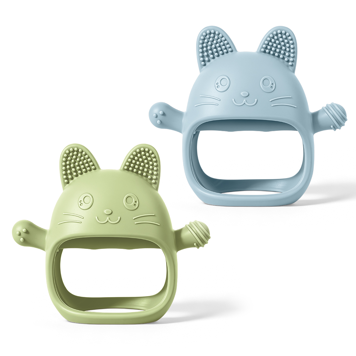 Teething Mitten Baby - TYRY.HU 2 adet Bebek Diş Kaşıyıcı