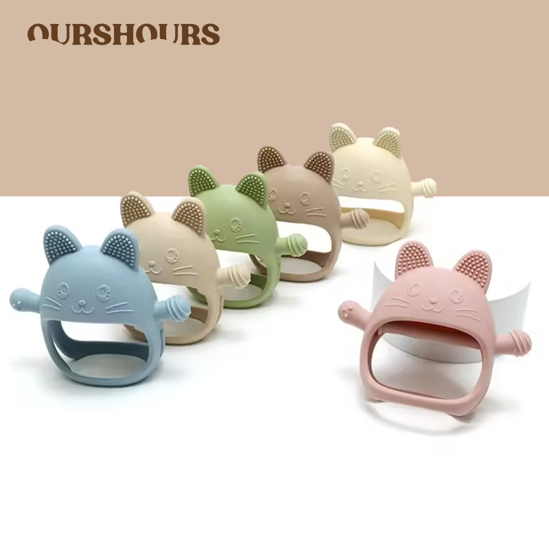 Teething Mitten Baby - 1 adet bebek silikon diş kaşıyıcı