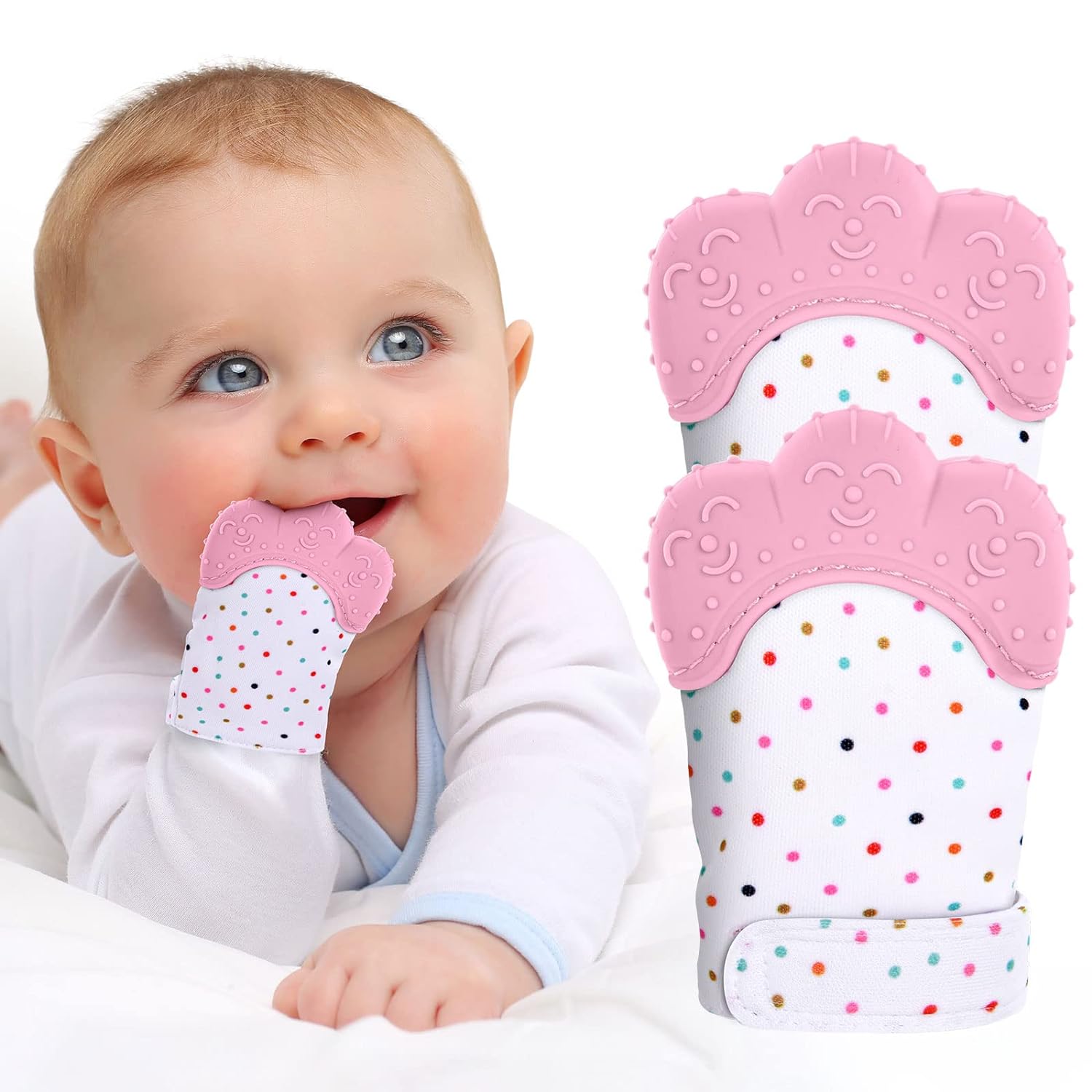 Teething Mitten Baby - Gıda sınıfı silikon eldiven bebek diş