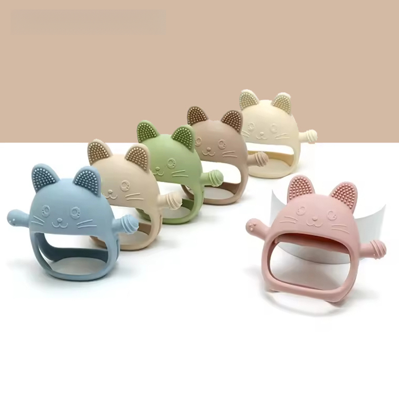 Teething Mitten Baby - 1 adet bebek silikon diş kaşıyıcı