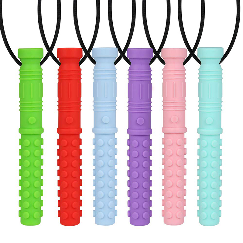 Baby Products You Need - 6 adet silikon doku çiğnemek kolye