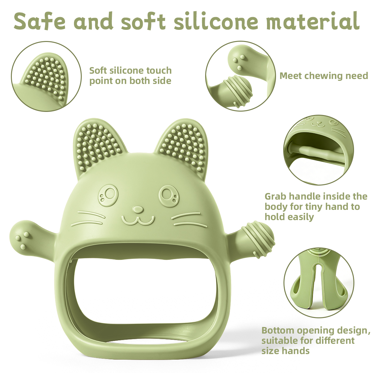 Teething Mitten Baby - Bebek Diş Kaşıyıcı Civciv Eldiven Diş