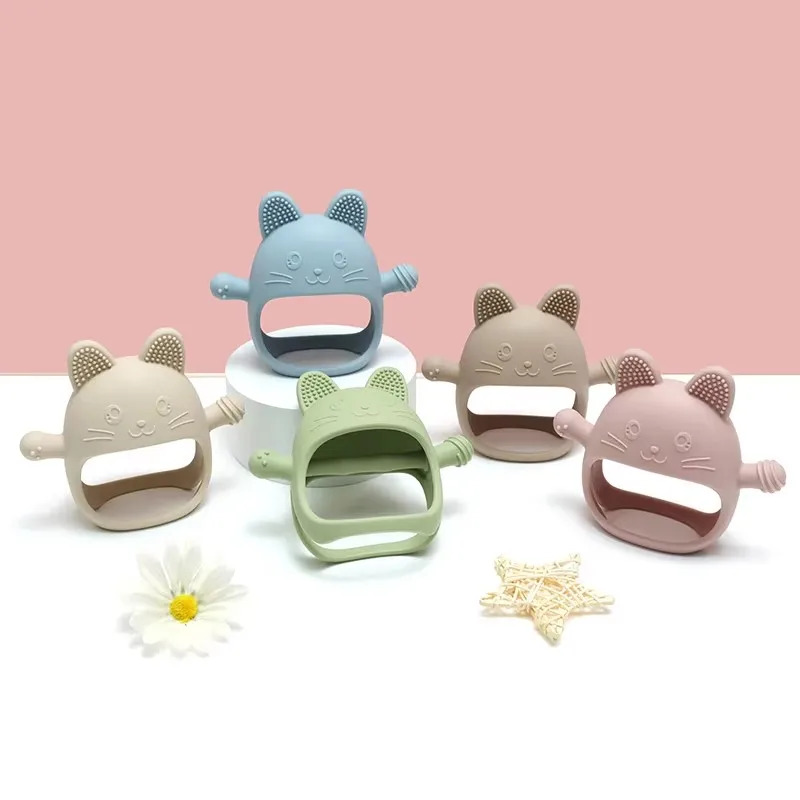 1 adet bebek silikon diş kaşıy - Teething Mitten Baby incelemesi ve fiyatı