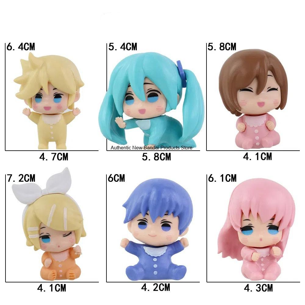 6 adet/takım Anime Hatsune Mik - Baby Q Products incelemesi ve fiyatı